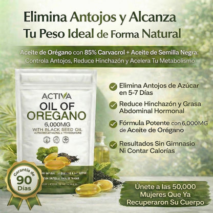 Cápsulas Blandas de Aceite de Orégano