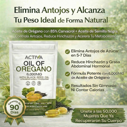 Cápsulas Blandas de Aceite de Orégano